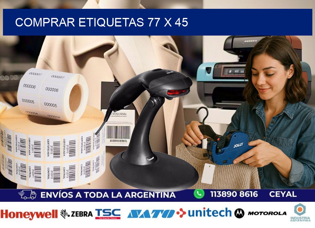 comprar etiquetas 77 x 45