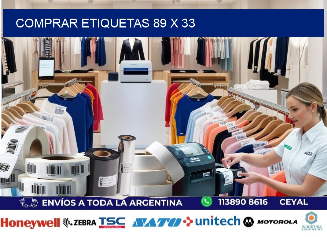 comprar etiquetas 89 x 33