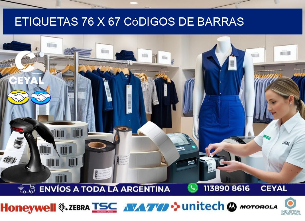etiquetas 76 x 67 códigos de barras