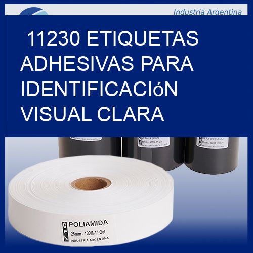 11230 Etiquetas adhesivas para identificación visual clara