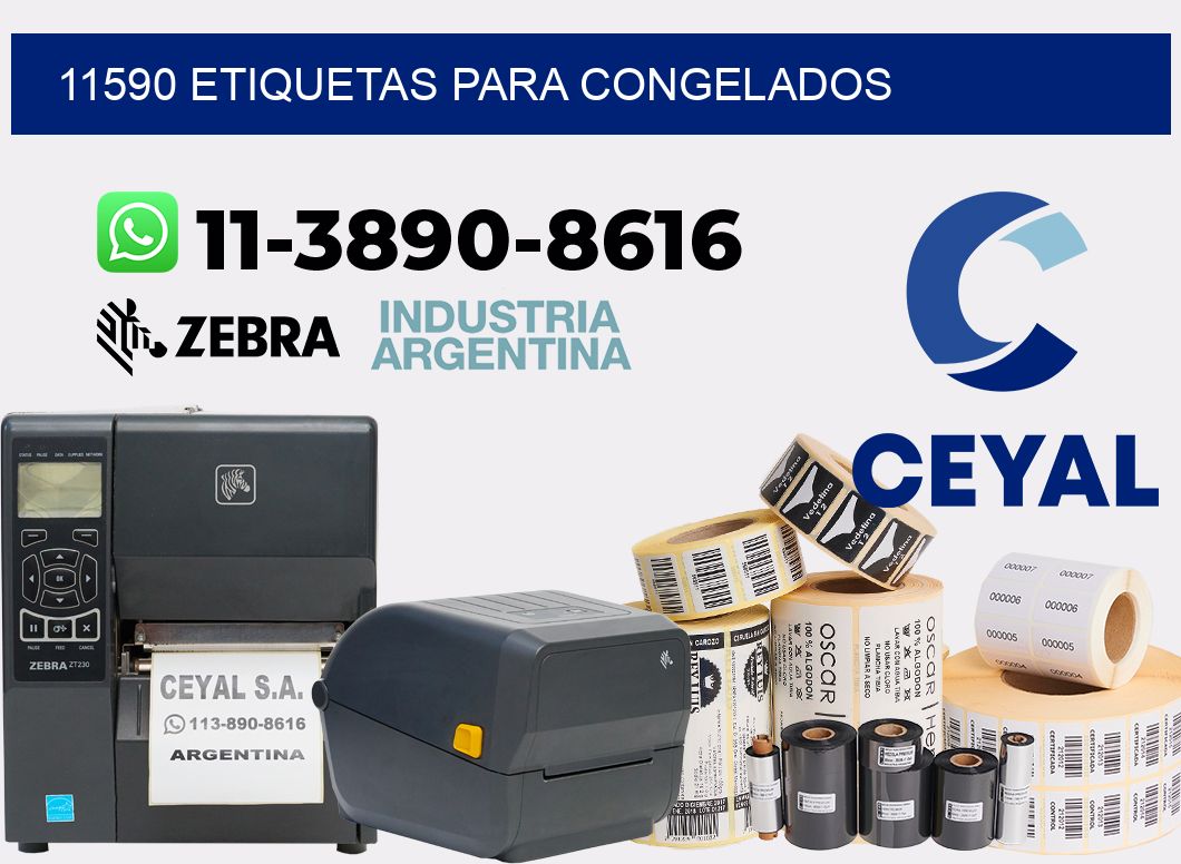 11590 Etiquetas para congelados