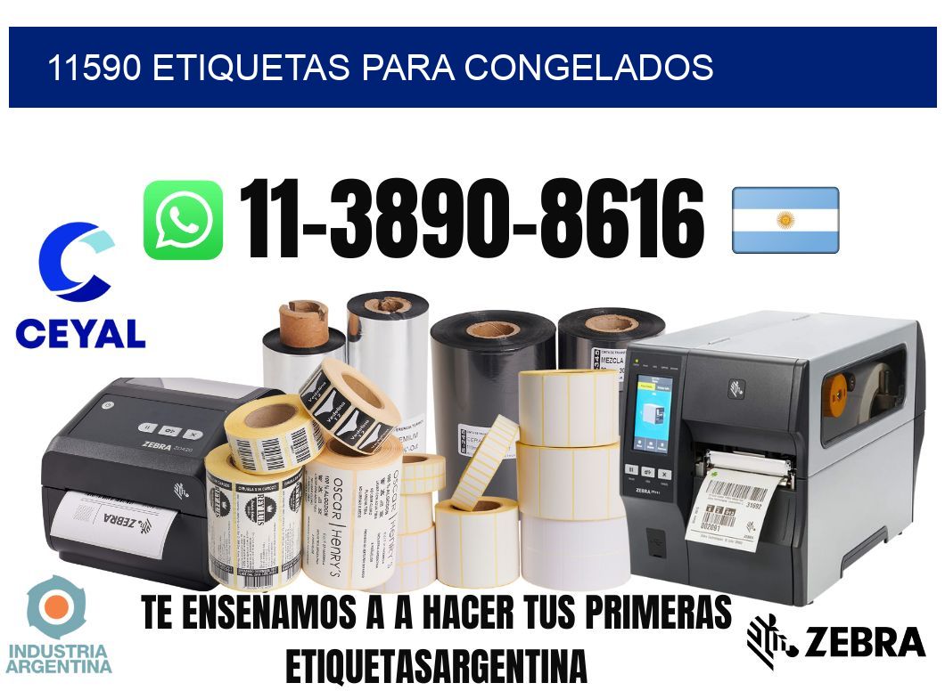11590 Etiquetas para congelados