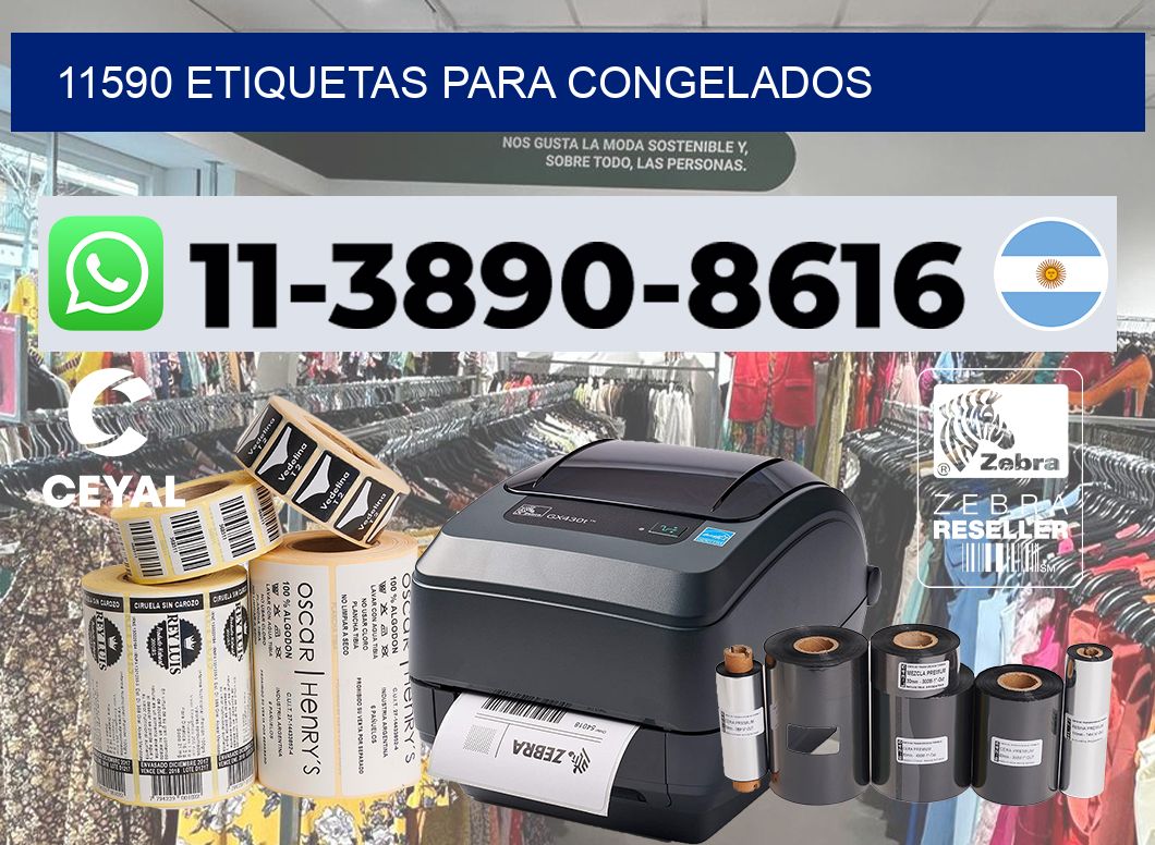 11590 Etiquetas para congelados