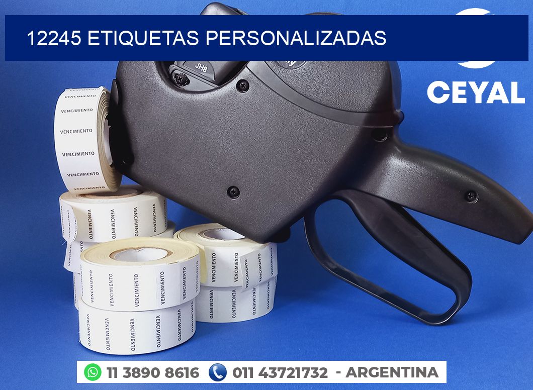 12245 etiquetas personalizadas