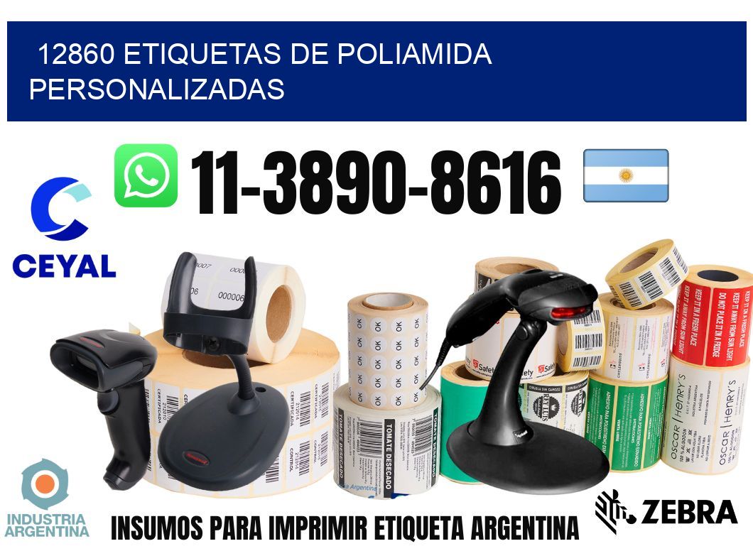 12860 Etiquetas de poliamida personalizadas