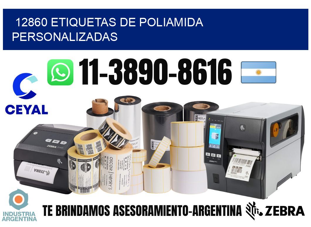 12860 Etiquetas de poliamida personalizadas