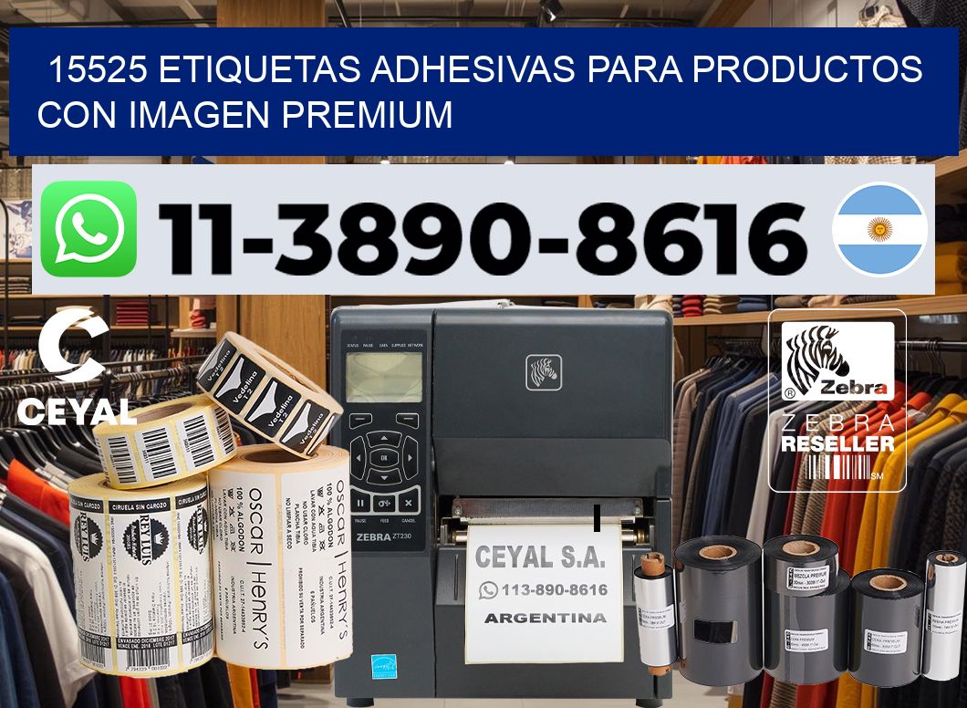 15525 Etiquetas adhesivas para productos con imagen premium