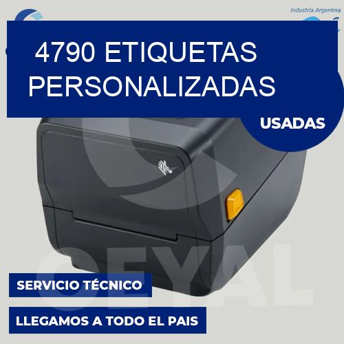4790 etiquetas personalizadas