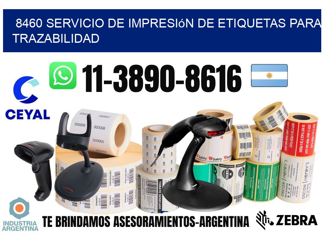 8460 Servicio de impresión de etiquetas para trazabilidad