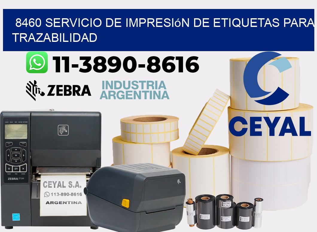 8460 Servicio de impresión de etiquetas para trazabilidad