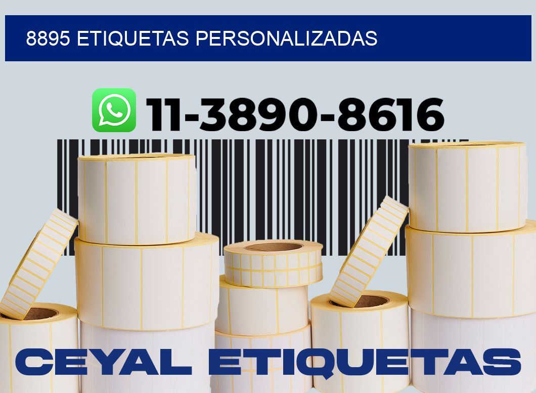 8895 etiquetas personalizadas