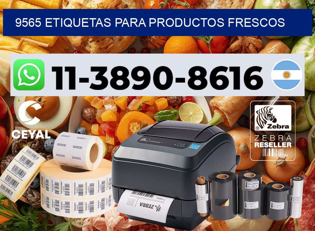 9565 Etiquetas para productos frescos