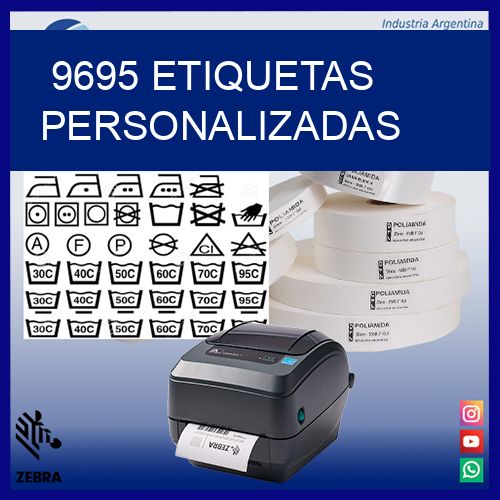 9695 etiquetas personalizadas