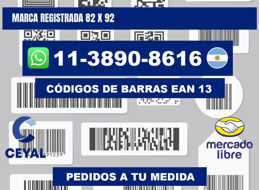 Marca registrada 82 x 92