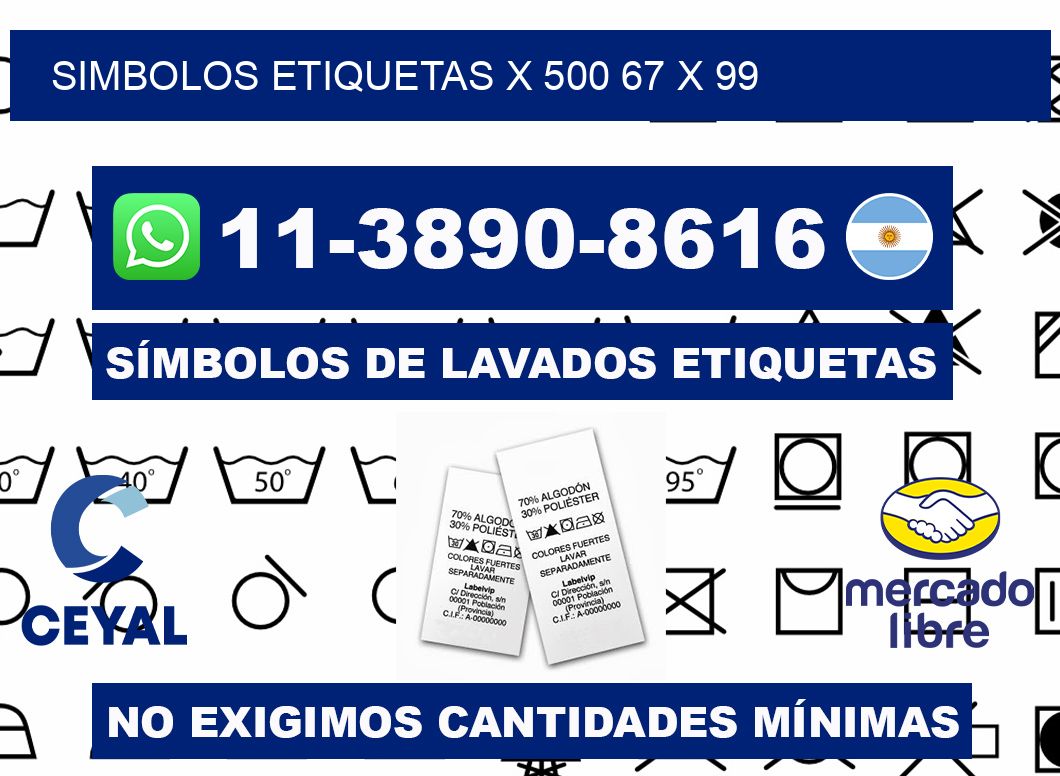 SIMBOLOS ETIQUETAS X 500 67 x 99