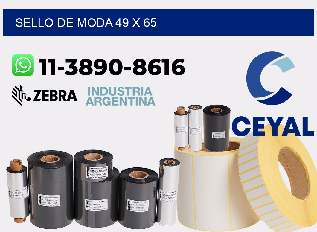 Sello de moda 49 x 65