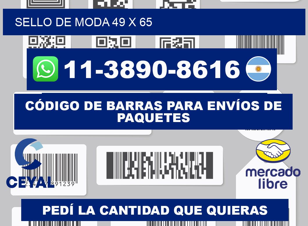Sello de moda 49 x 65