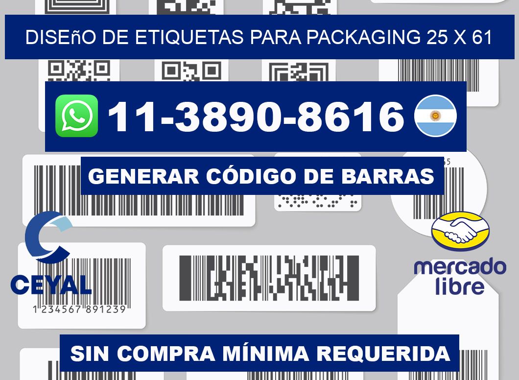 diseño de etiquetas para packaging 25 x 61