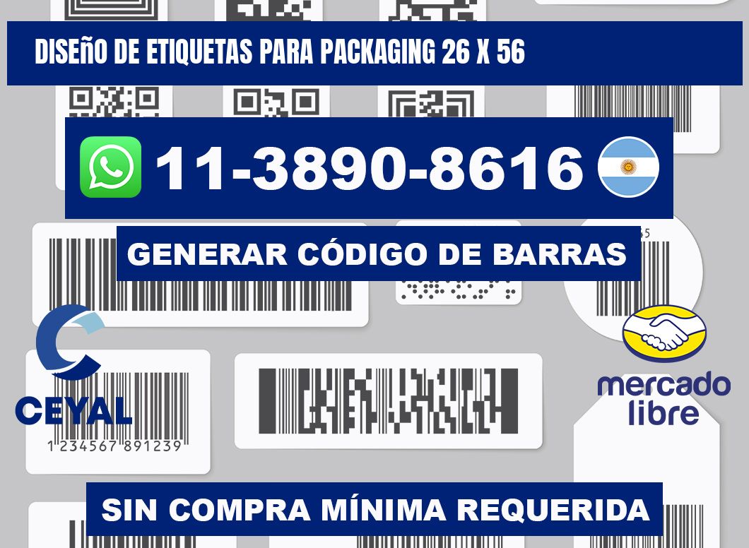 diseño de etiquetas para packaging 26 x 56