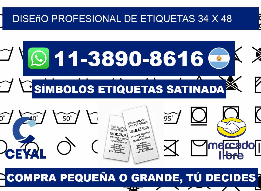 diseño profesional de etiquetas 34 x 48