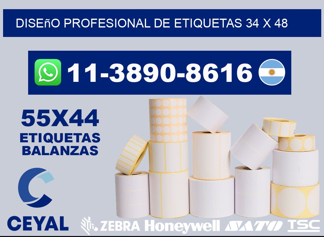diseño profesional de etiquetas 34 x 48
