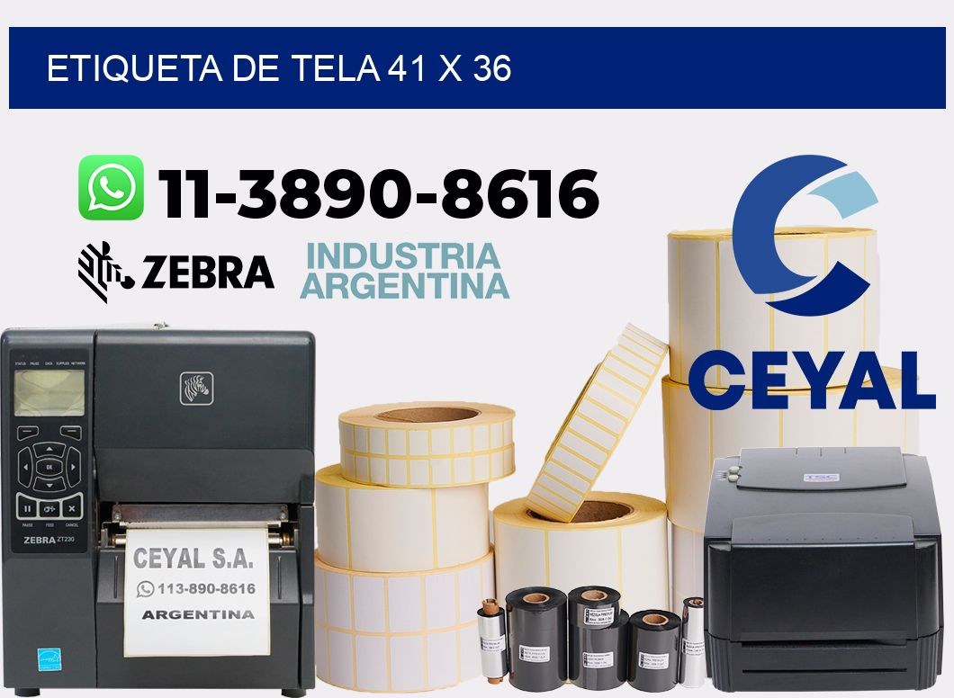 etiqueta de tela 41 x 36