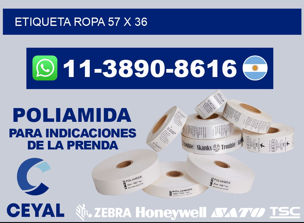 etiqueta ropa 57 x 36