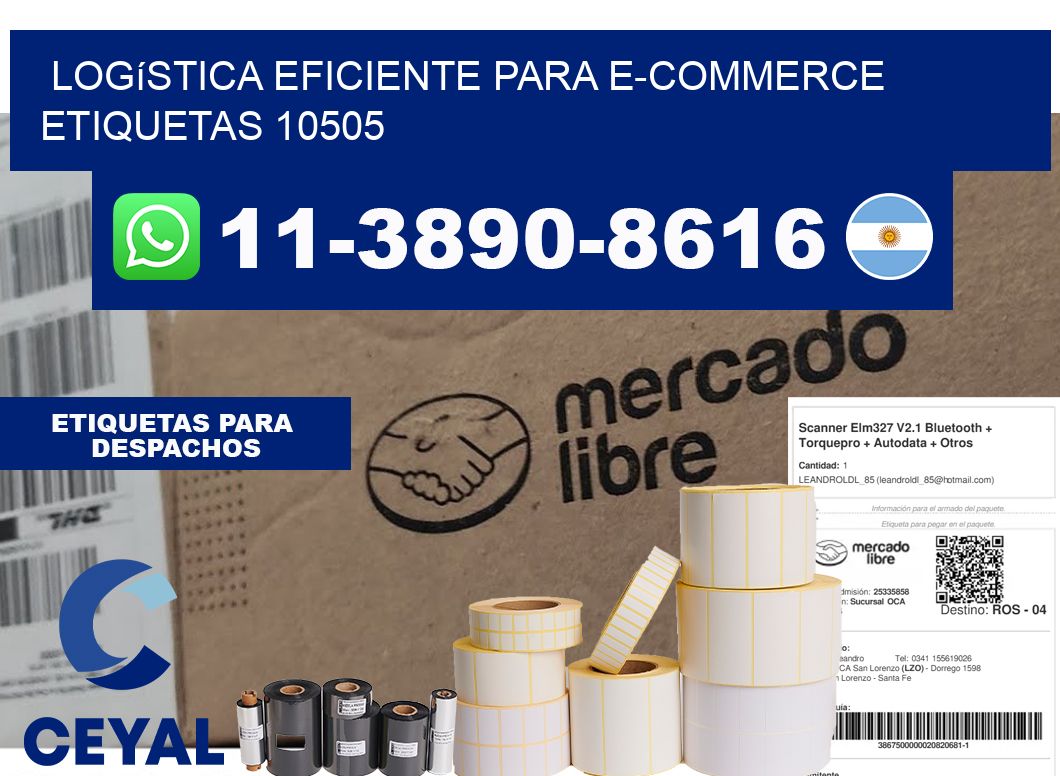 Logística eficiente para e-commerce  etiquetas 10505