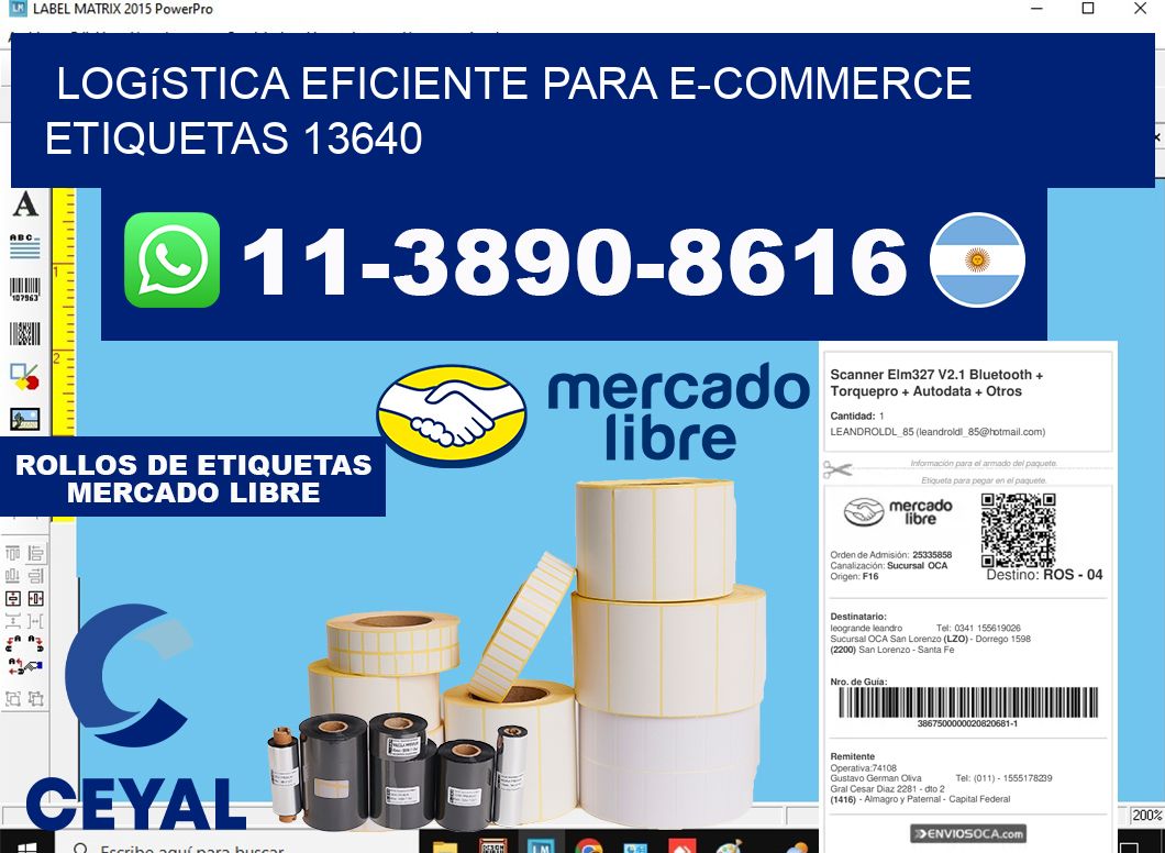 Logística eficiente para e-commerce  etiquetas 13640