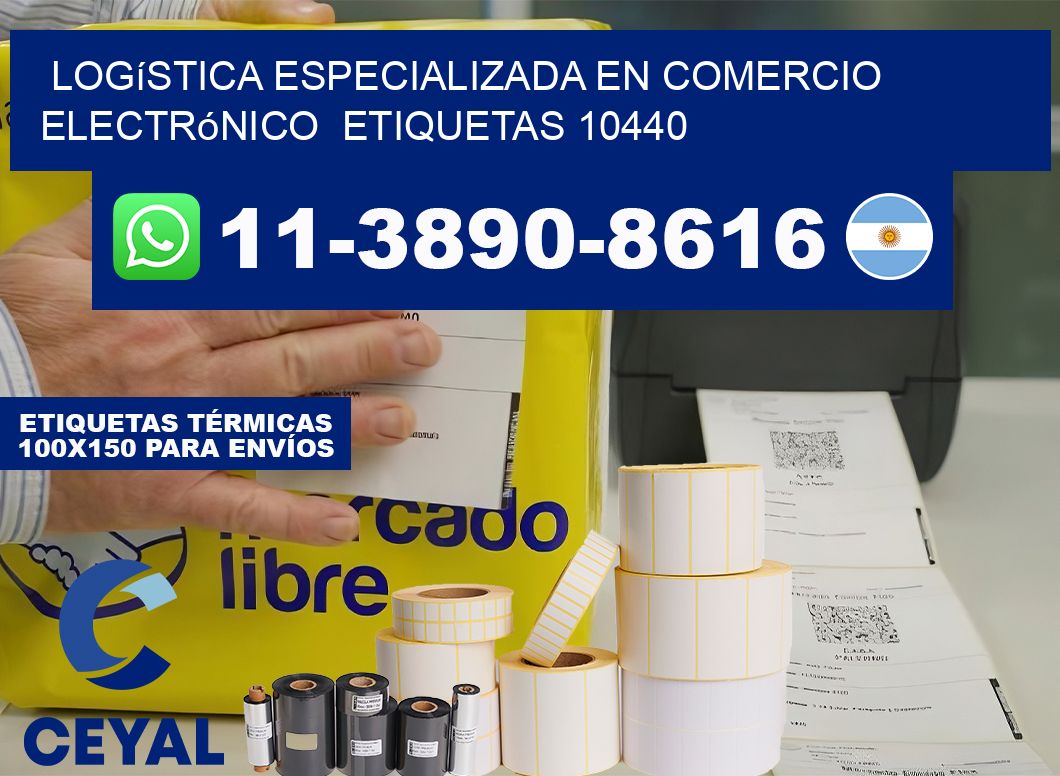 Logística especializada en comercio electrónico  etiquetas 10440