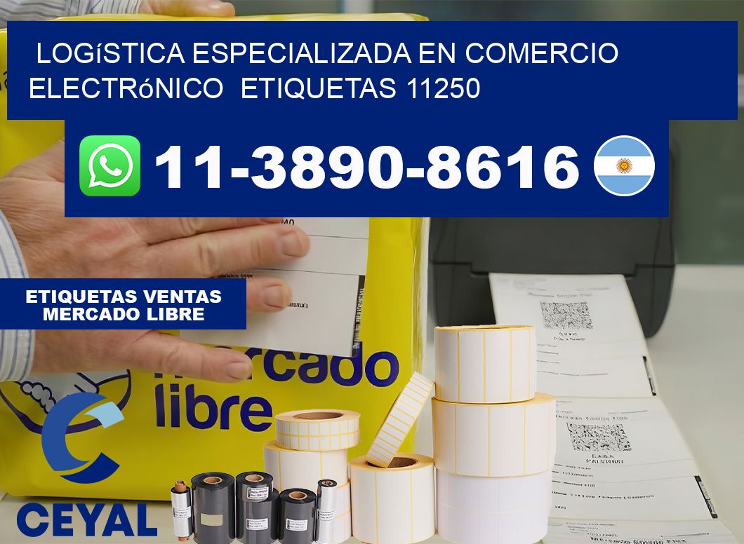 Logística especializada en comercio electrónico  etiquetas 11250