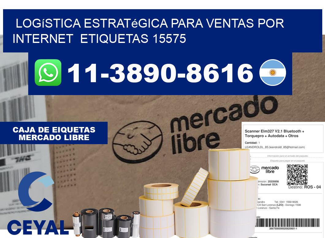 Logística estratégica para ventas por internet  etiquetas 15575