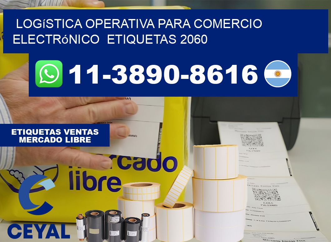 Logística operativa para comercio electrónico  etiquetas 2060