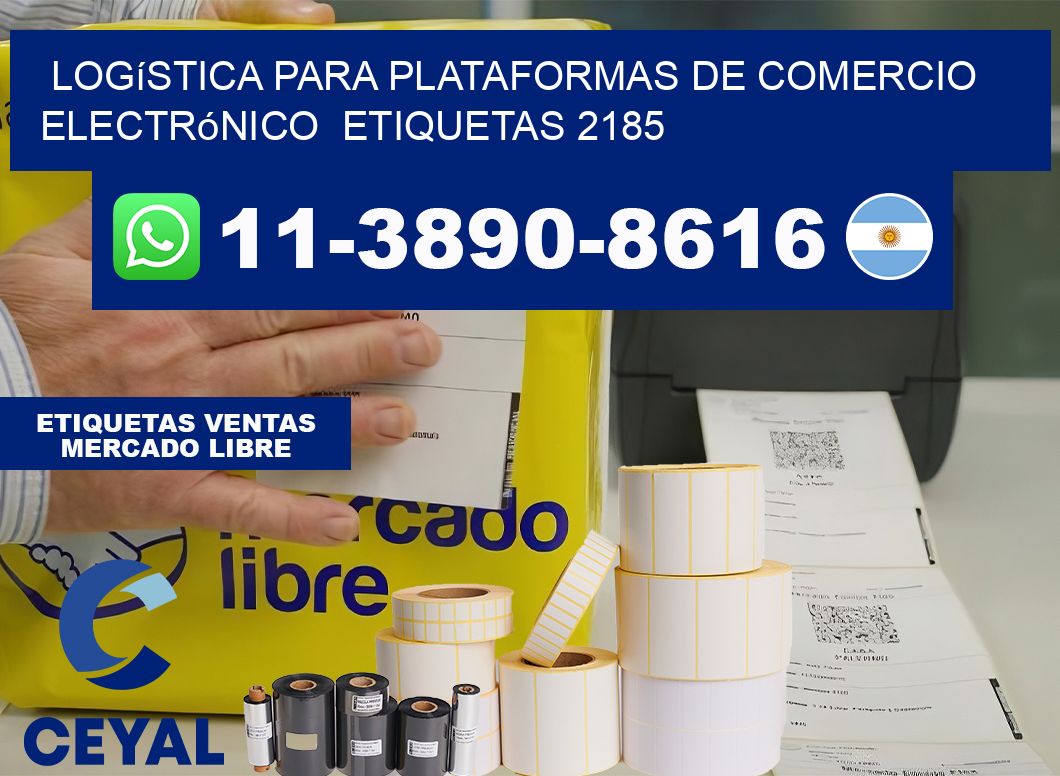 Logística para plataformas de comercio electrónico  etiquetas 2185