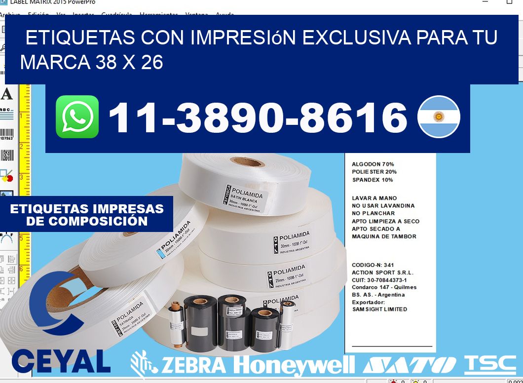 etiquetas con impresión exclusiva para tu marca 38 x 26