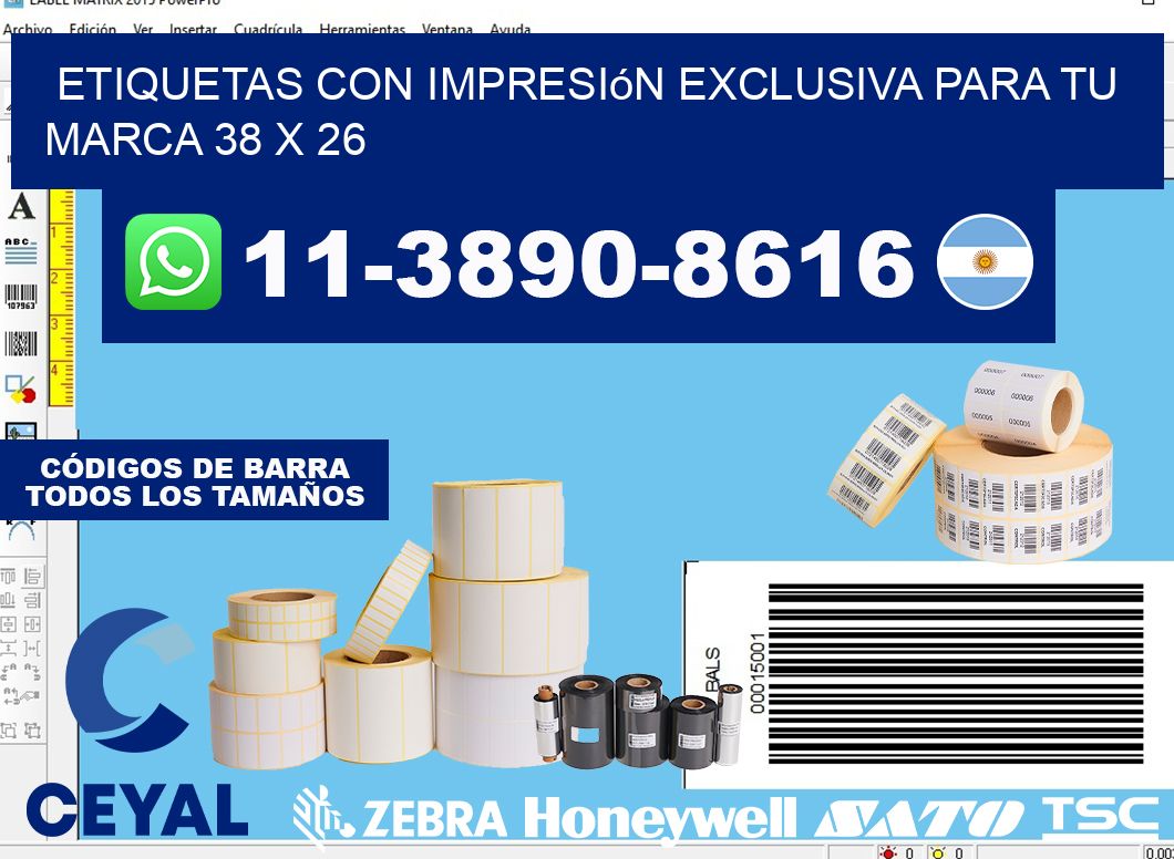 etiquetas con impresión exclusiva para tu marca 38 x 26