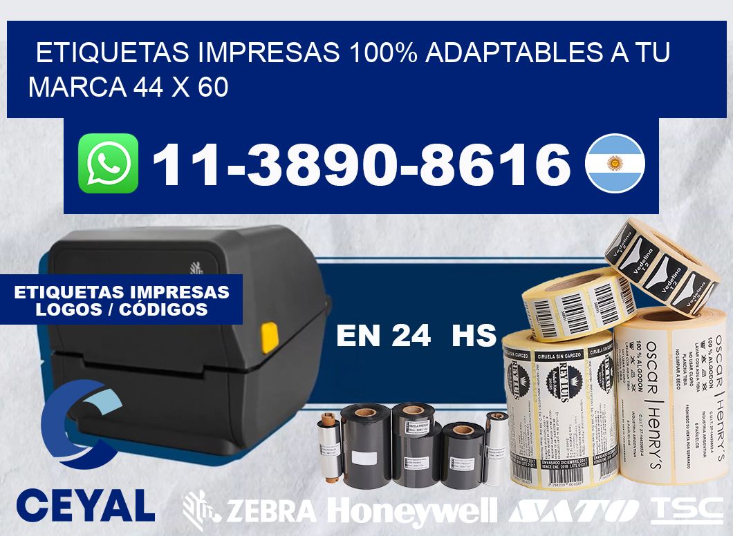 etiquetas impresas 100% adaptables a tu marca 44 x 60