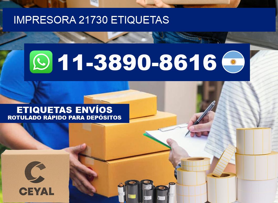 impresora 21730 etiquetas