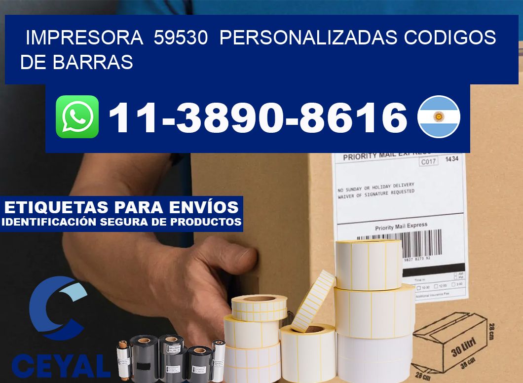 impresora  59530  personalizadas codigos de barras