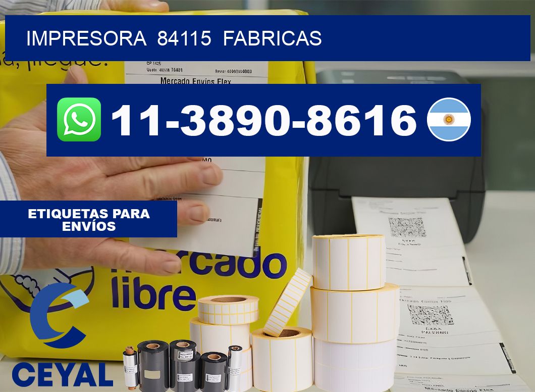impresora  84115  fabricas