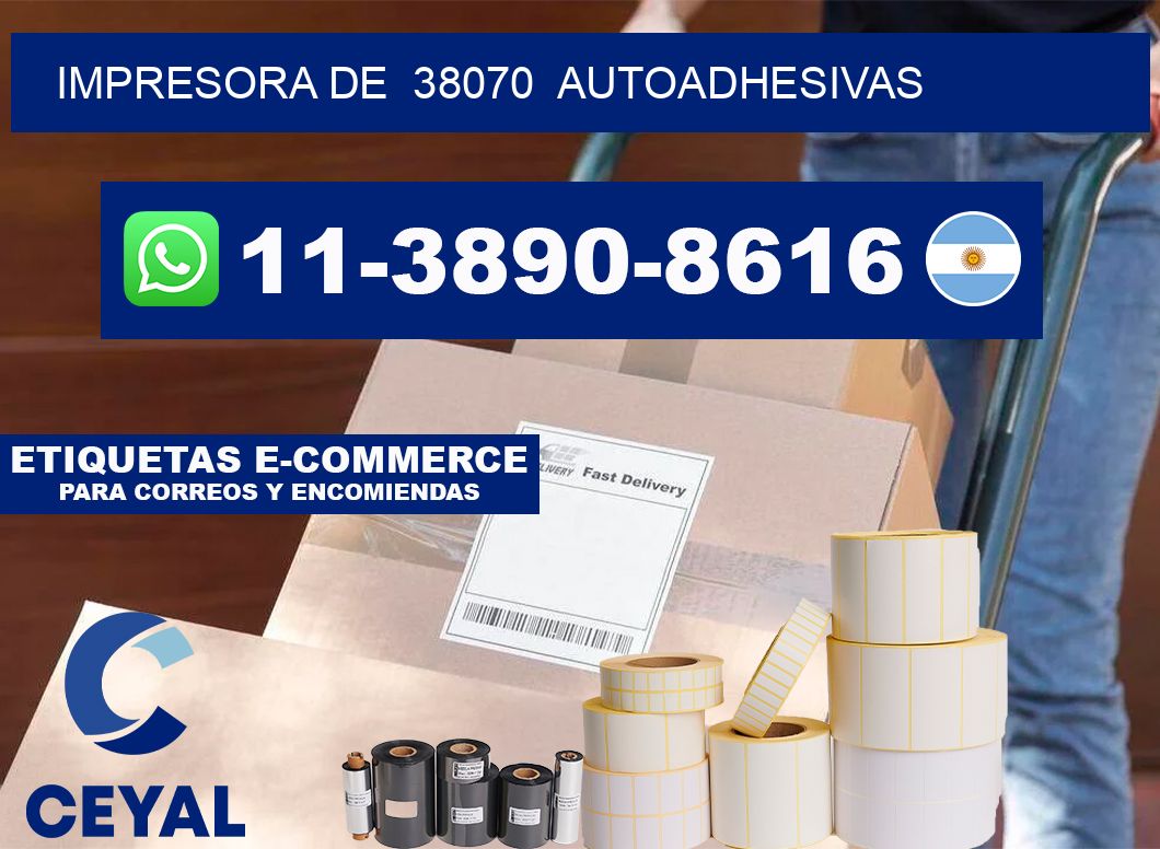 impresora de  38070  autoadhesivas