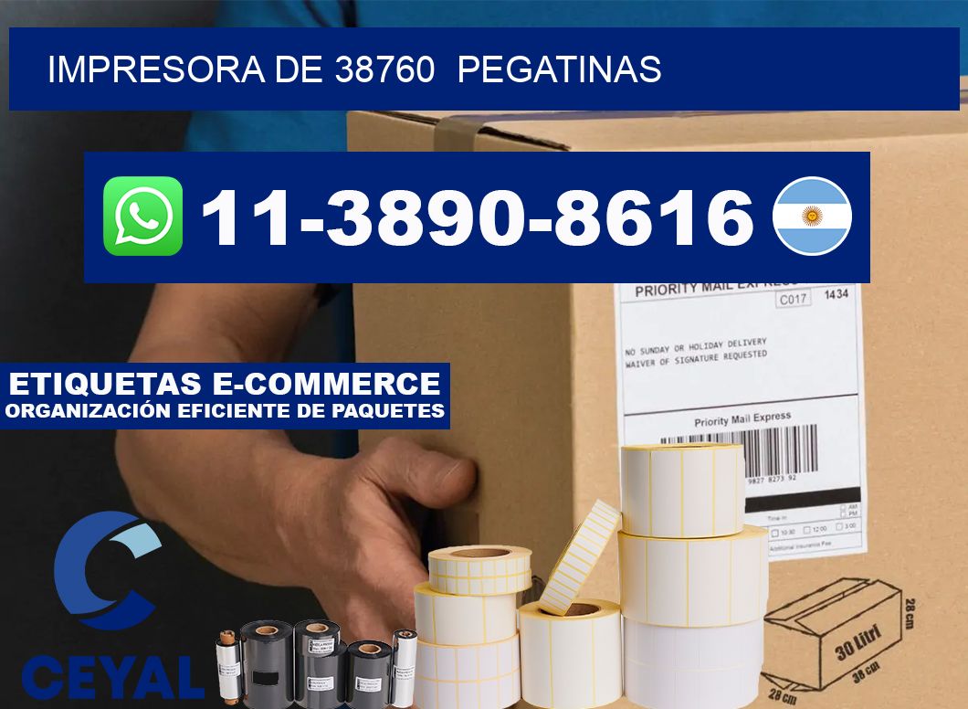 impresora de 38760  pegatinas