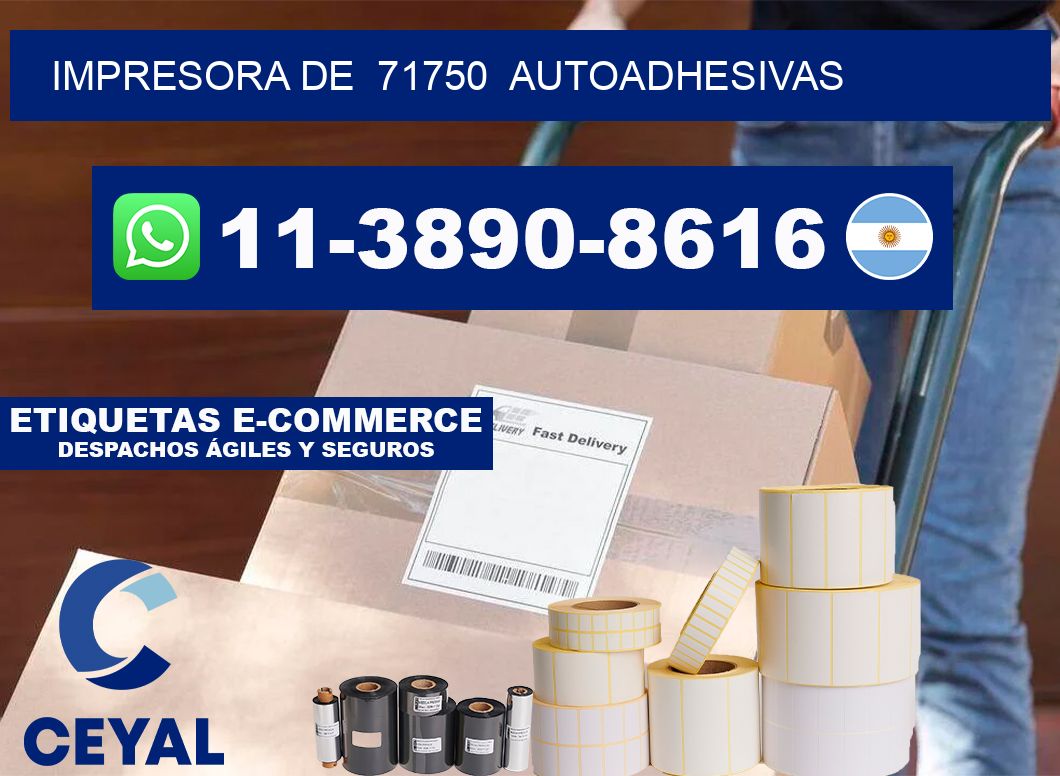 impresora de  71750  autoadhesivas