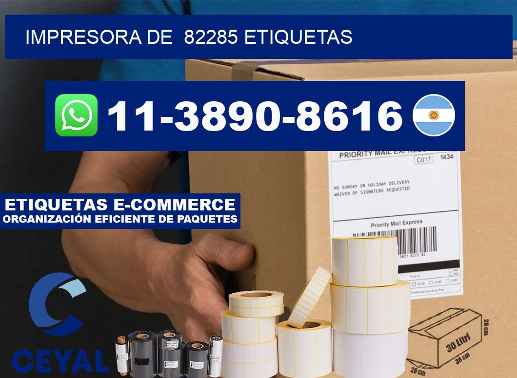 impresora de  82285 etiquetas