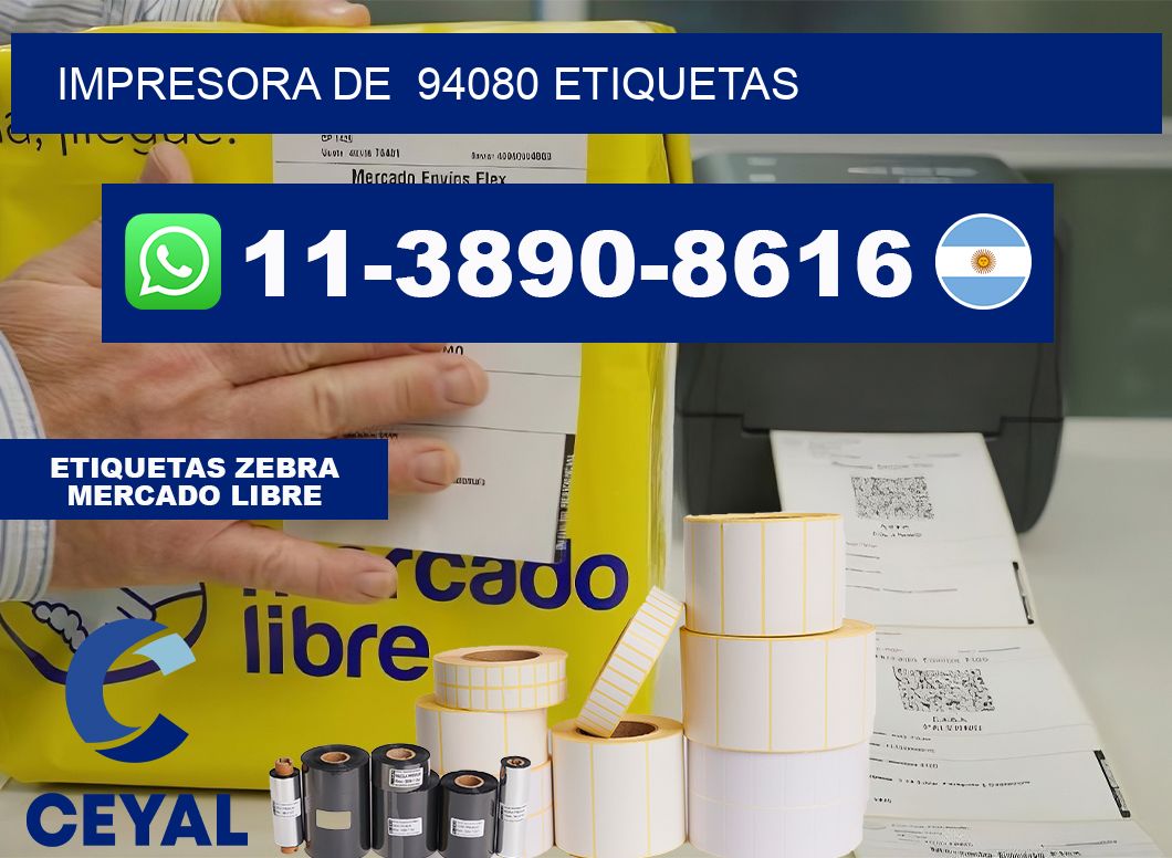 impresora de  94080 etiquetas
