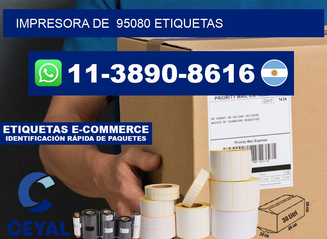 impresora de  95080 etiquetas