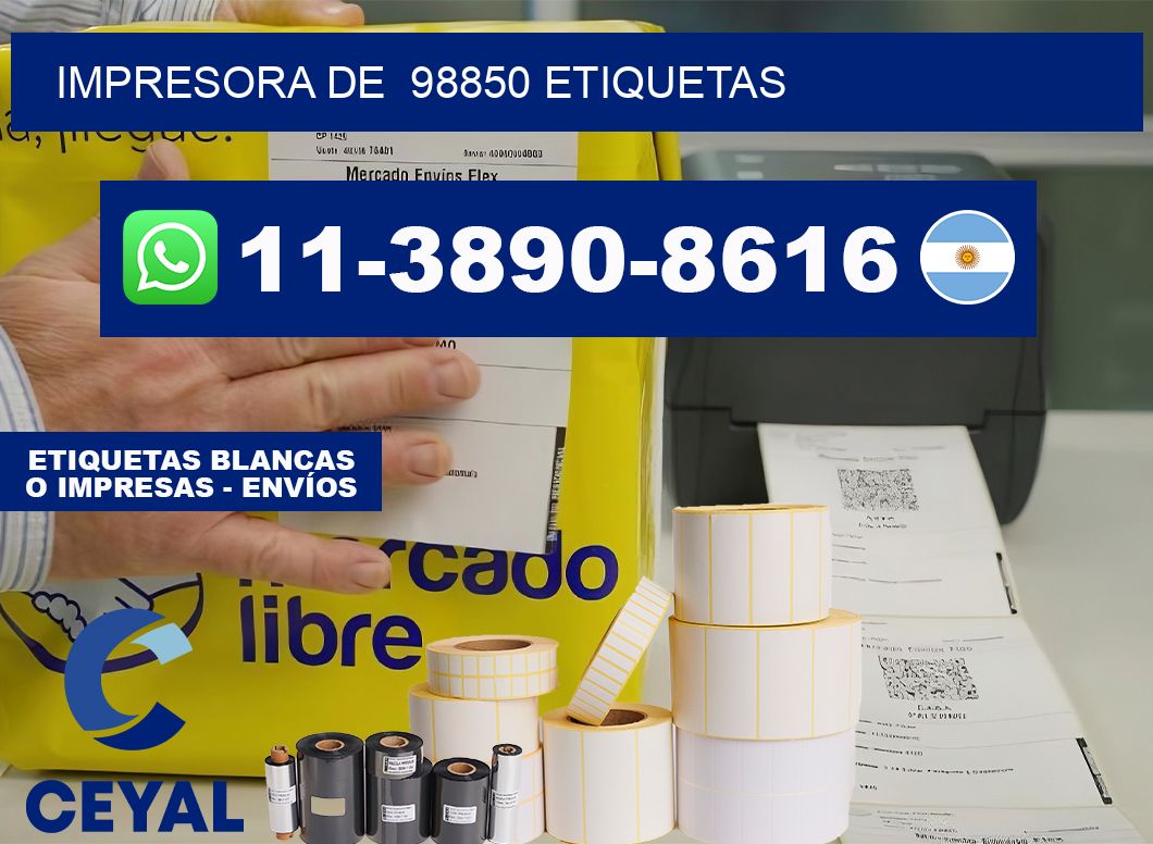 impresora de  98850 etiquetas