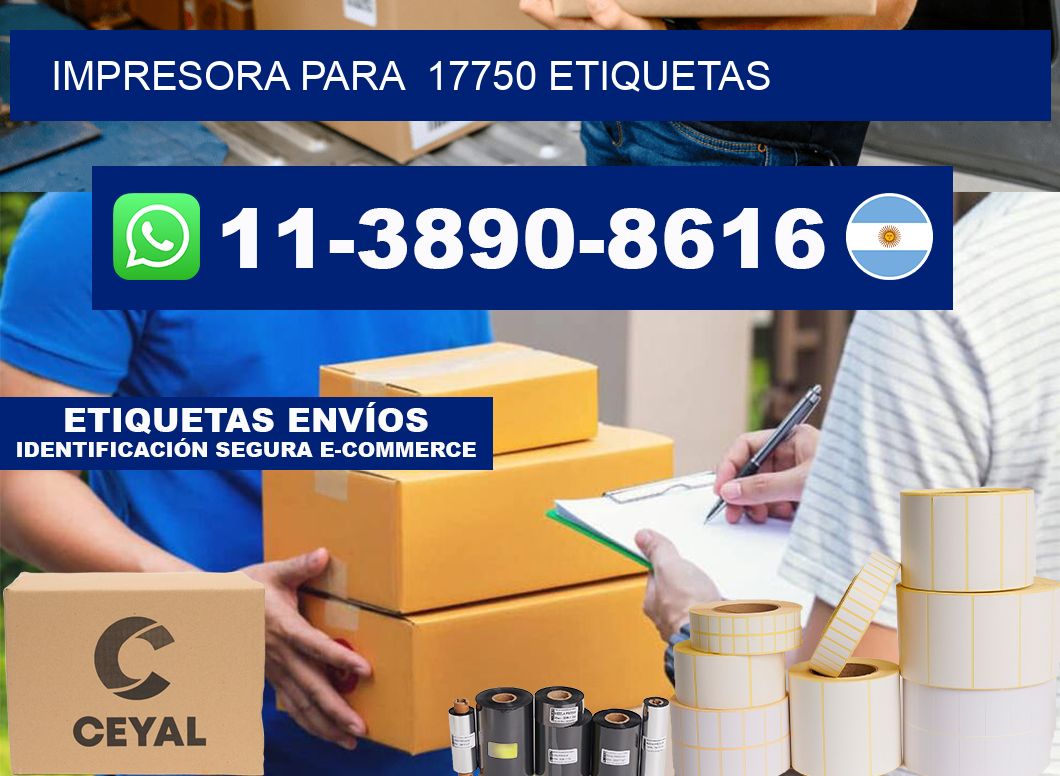 impresora para  17750 etiquetas