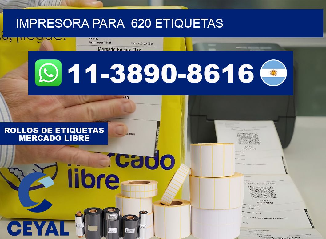 impresora para  620 etiquetas
