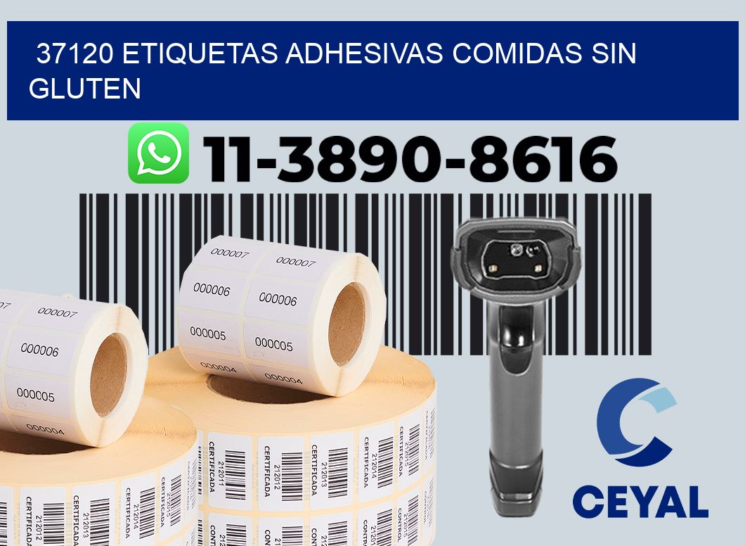 37120 etiquetas adhesivas comidas sin gluten